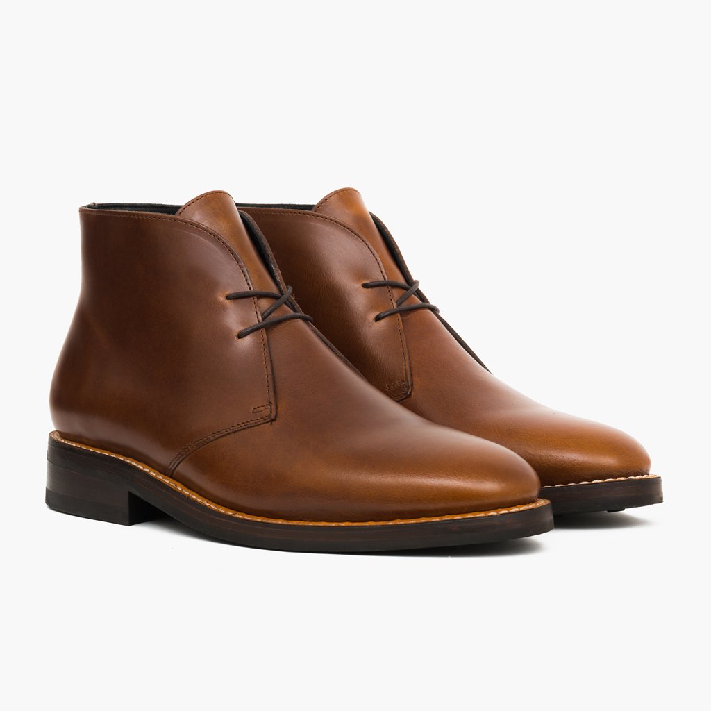 Light Brown Smooth Leather Chukka