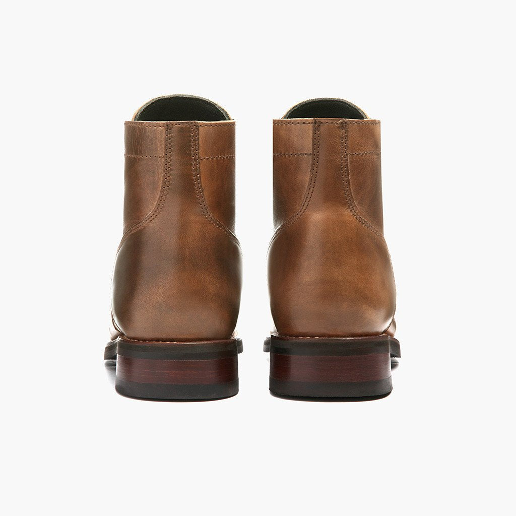 Light Brown Cap-Toe Boot