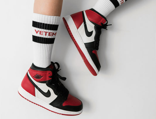 Red High-Top Basketball Sneakers
